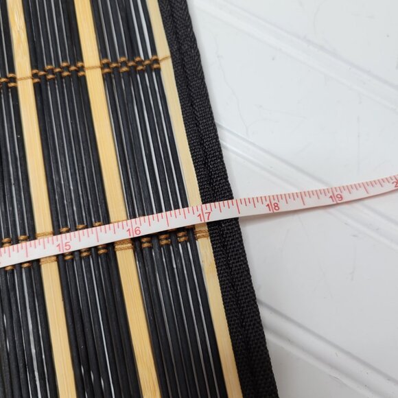 (3) BENSON MILLS  Bamboo PLACEMATS Rectangular  13" x 17.5" Earthtone Sticks - Picture 7 of 7